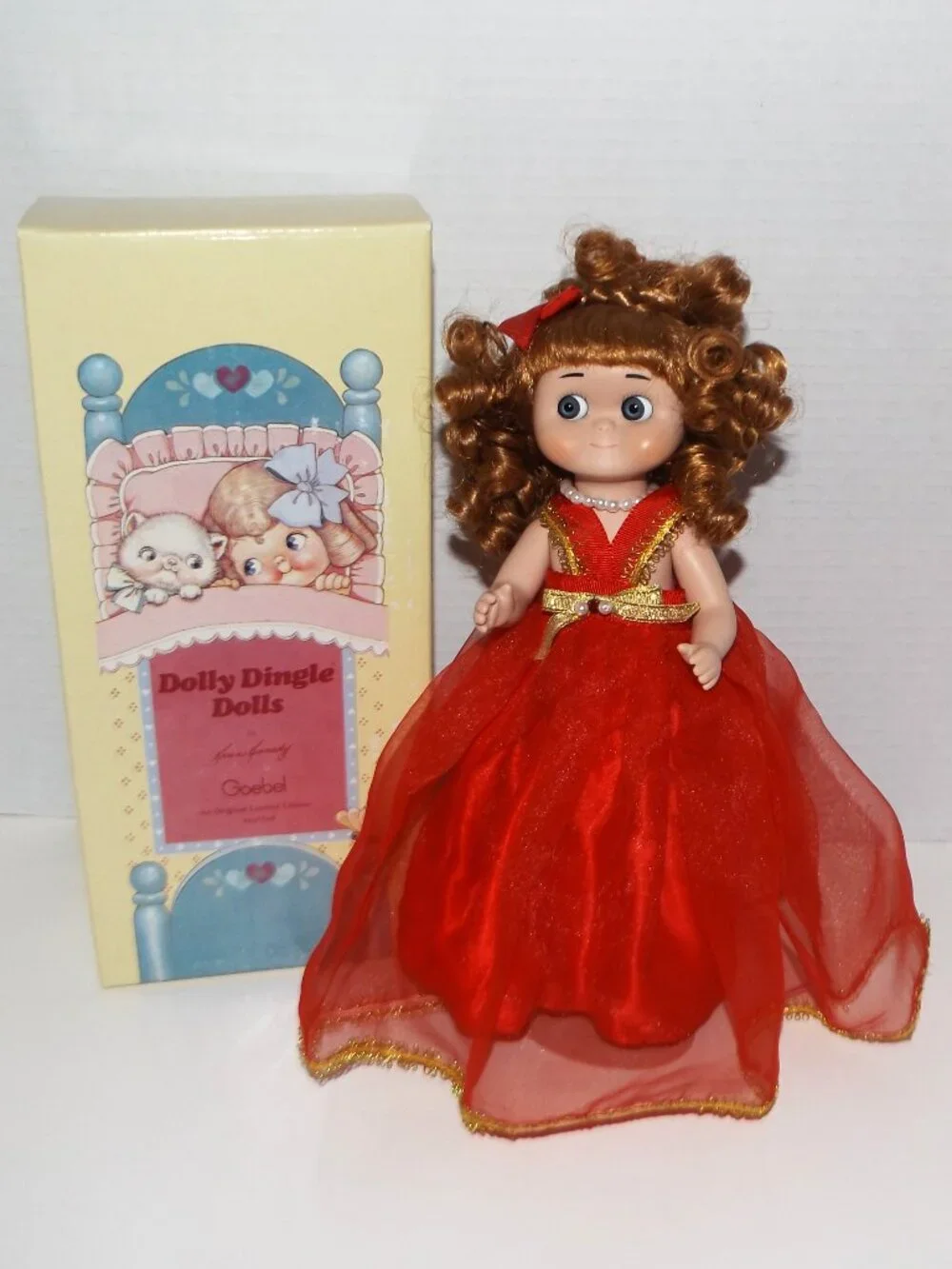 1996 Dolly Dingle “November” Vinyl Birth Month 9” Doll New Open Box